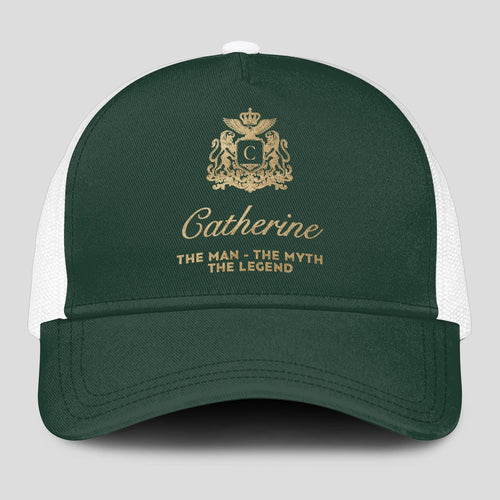 The Man The Myth The Legend Sage Green Mesh Cap CATHERINE 13K1 C192PF