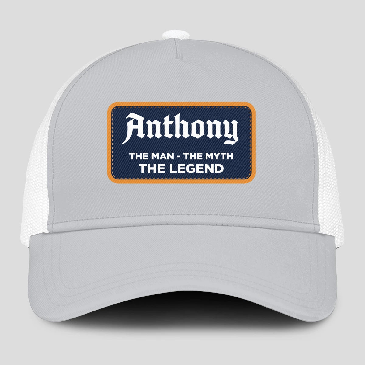 The Man The Myth The Legend Gray Mesh Cap ANTHONY 13K1 C204PF