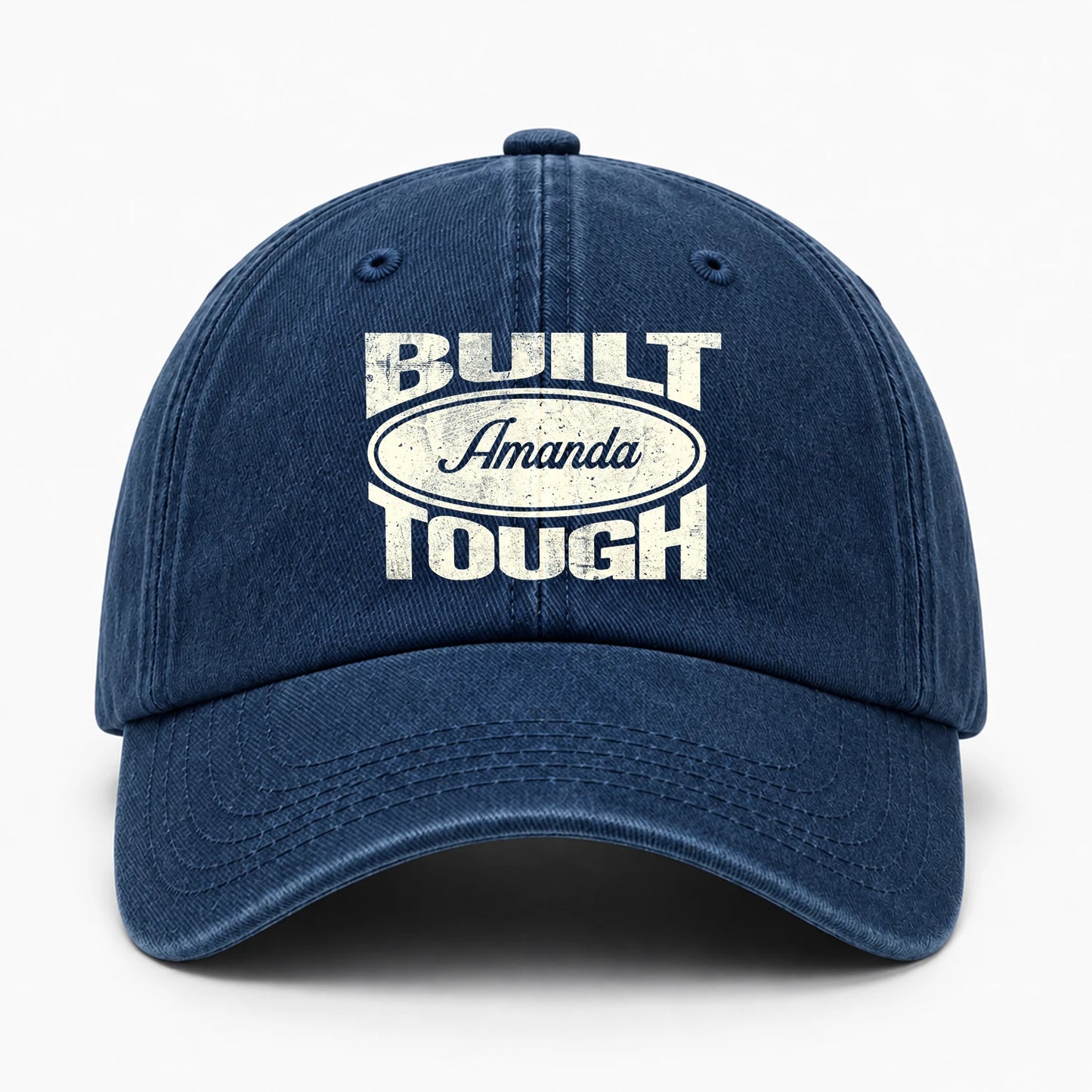 Built Your Name Tough Slogan Washed Cap AMANDA 13K1 C96PF