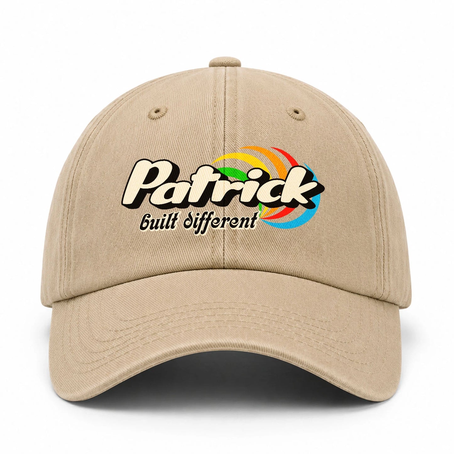 Your Name Built Different Retro Washed Cap PATRICK 13K1 C55PF