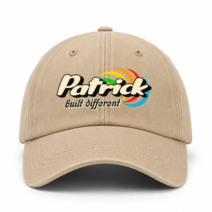 Your Name Built Different Retro Washed Cap PATRICK 13K1 C55PF