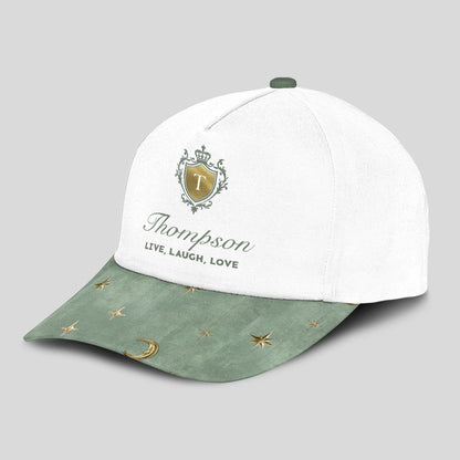 Live Laugh Love Stars And Moon Green Cap THOMPSON 13K1 C124PF