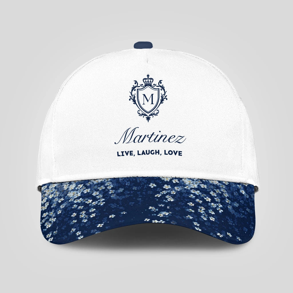 Live Laugh Love Floral Luxury Cap MARTINEZ 13K1 C110PF