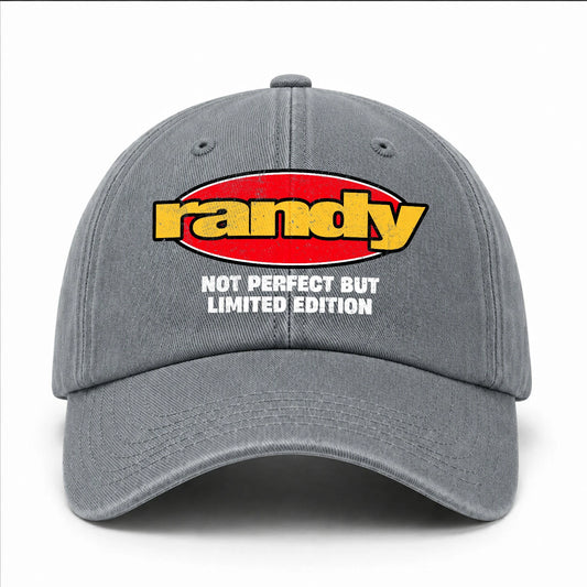 Your Name Not Perfect But Limited Edition Red Logo Washed Cap RANDY 13K1 C84PF