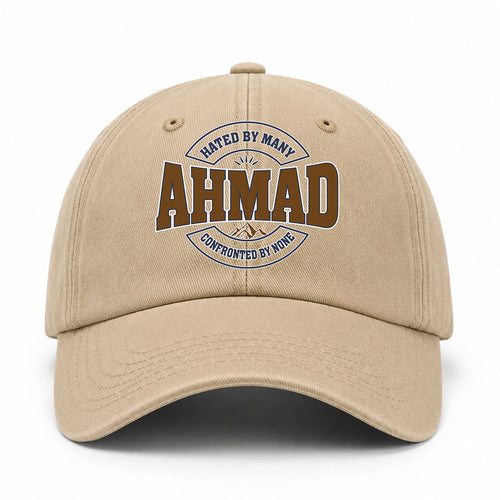 Hated By Many Confronted By None Washed Cap AHMAD 13K1 C36PF