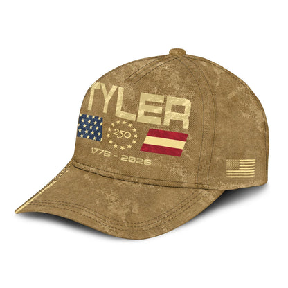 TYLER 13K1-C14PF 250th Anniversary Patriotic Baseball Cap 1776–2026