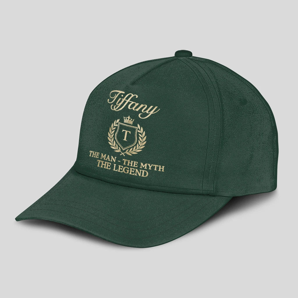 The Man The Myth The Legend Crest Forest Green Cap TIFFANY 13K1 C159PF