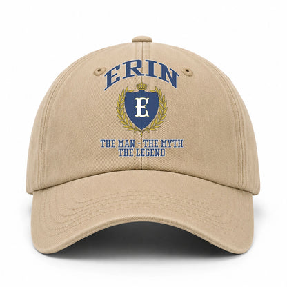 The Man The Myth The Legend Luxury Logo Cap ERIN 13K1 C34PF