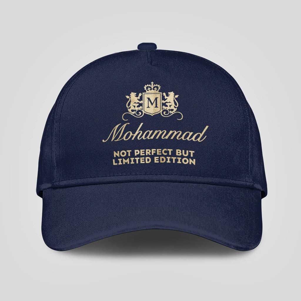 Not Perfect But Limited Edition Crest Logo Navy Cap MOHAMMAD 13K1 C160PF