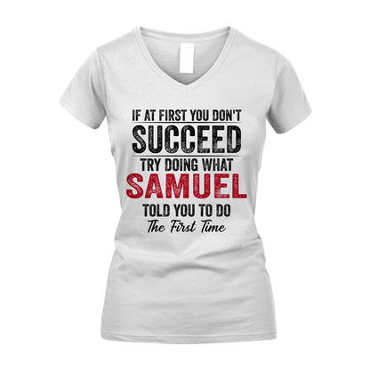 SAMUEL 13K1-357 If At First You Don't Succeed...