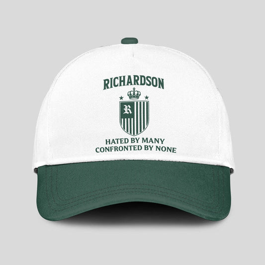Hated By Many Confronted By None Luxury Logo Cap RICHARDSON 13K1 C41PF