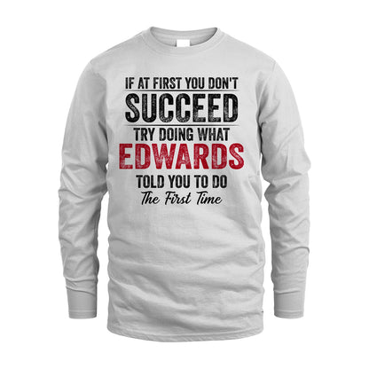 EDWARDS 13K1-357 If At First You Don't Succeed...