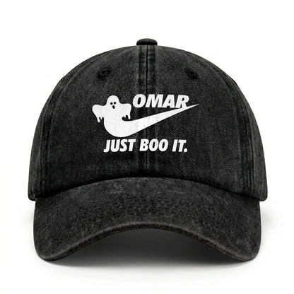 Just Boo It Halloween Washed Cap OMAR 13K1 C83PF