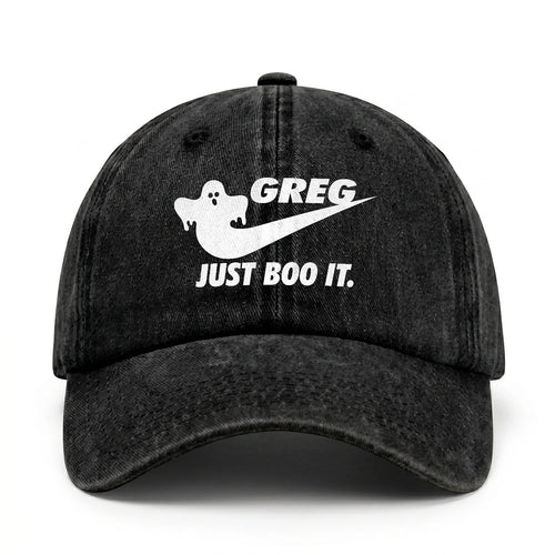 Just Boo It Halloween Washed Cap GREG 13K1 C83PF