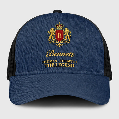 The Man The Myth The Legend Royal Blue Mesh Cap BENNETT 13K1 C187PF