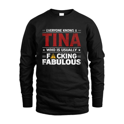 TINA 13K1-565 Everyone Know A/An Name Who Is Usually...