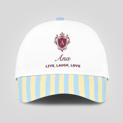 Live Laugh Love Blue And Yellow Luxury Cap ANA 13K1 C121PF