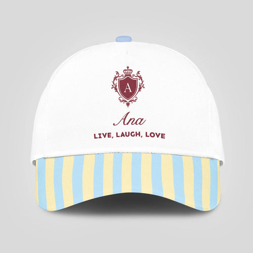Live Laugh Love Blue And Yellow Luxury Cap ANA 13K1 C121PF