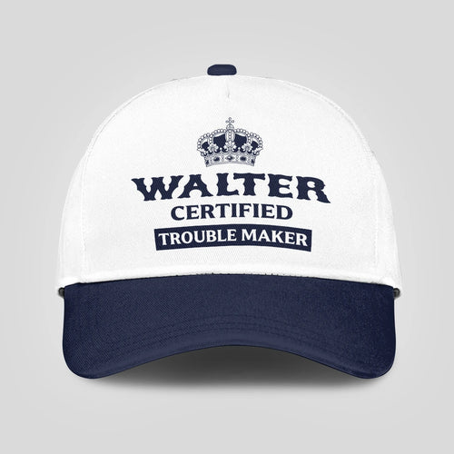 Certified Your Name Trouble Maker Washed Cap WALTER 13K1 C148PF