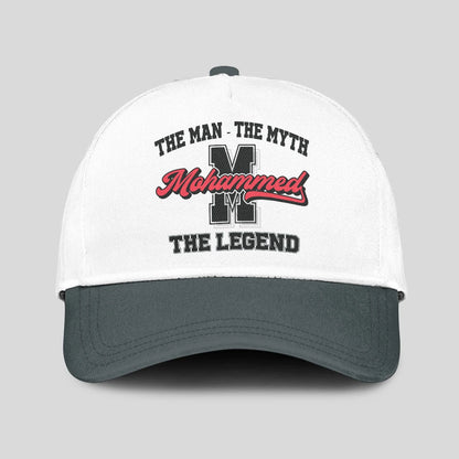The Man The Myth The Legend Custom Initial Letter And Name Cap MOHAMMED 13K1 C38PF