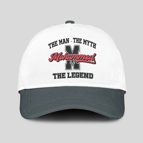 The Man The Myth The Legend Custom Initial Letter And Name Cap MOHAMMED 13K1 C38PF