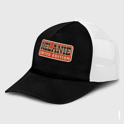Limited Edition Red Logo Black Mesh Cap MELANIE 13K1 C215PF