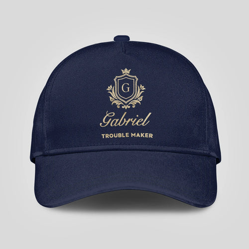Trouble Maker Golden Logo Navy Cap GABRIEL 13K1 C155PF