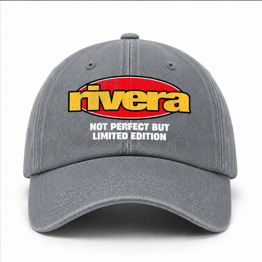 Your Name Not Perfect But Limited Edition Red Logo Washed Cap RIVERA 13K1 C84PF