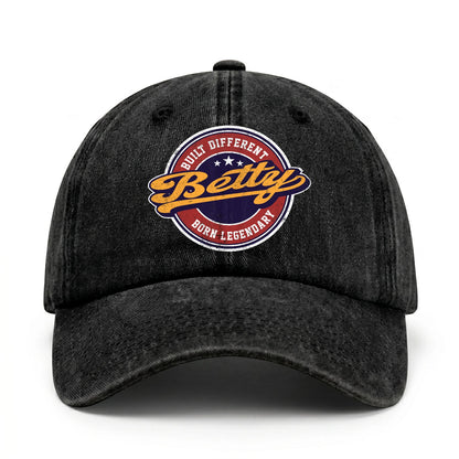 Built Different Born Legendary Logo Washed Cap BETTY 13K1 C65PF