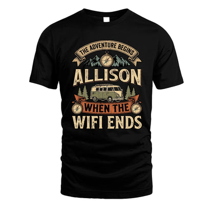ALLISON 13K1-547 The Adventure Begins Name When The Wifi Ends