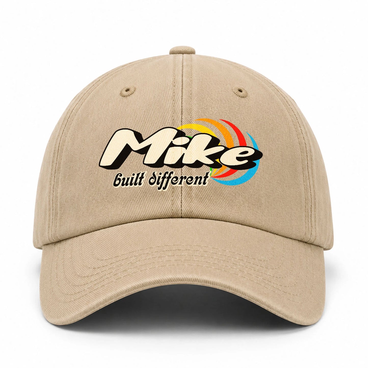 Your Name Built Different Retro Washed Cap MIKE 13K1 C55PF