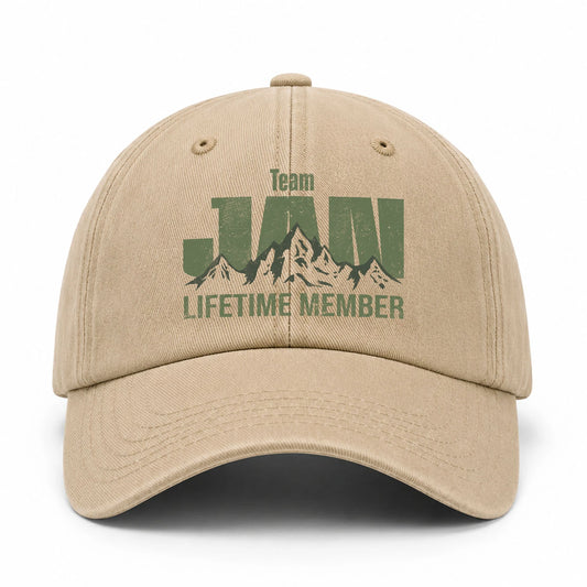 Team Your Name Lifetime Member Mountain Cap JAN 13K1 C58PF