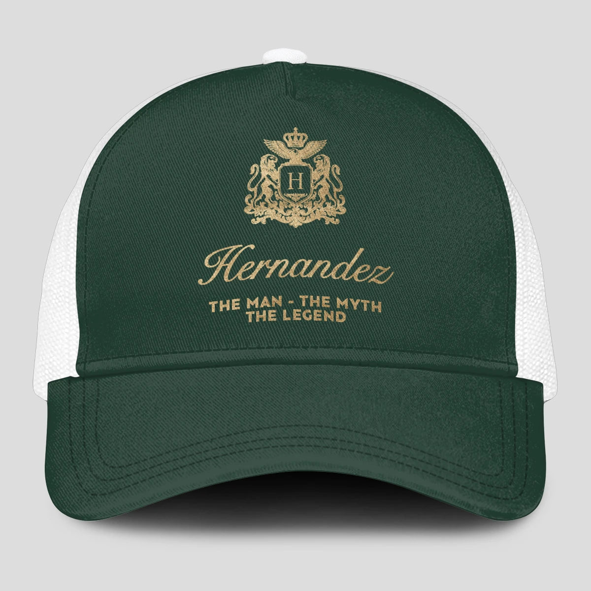 The Man The Myth The Legend Sage Green Mesh Cap HERNANDEZ 13K1 C192PF