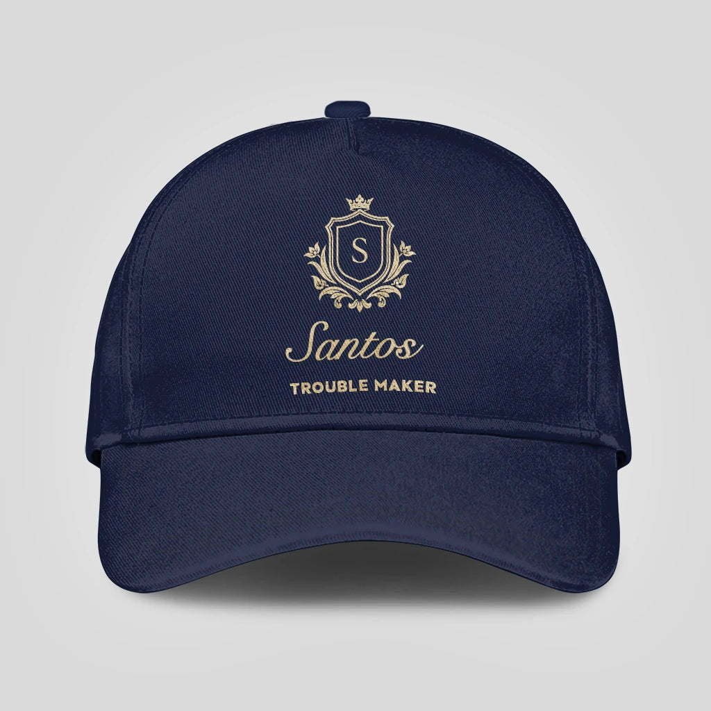 Trouble Maker Golden Logo Navy Cap SANTOS 13K1 C155PF