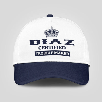 Certified Your Name Trouble Maker Washed Cap DIAZ 13K1 C148PF