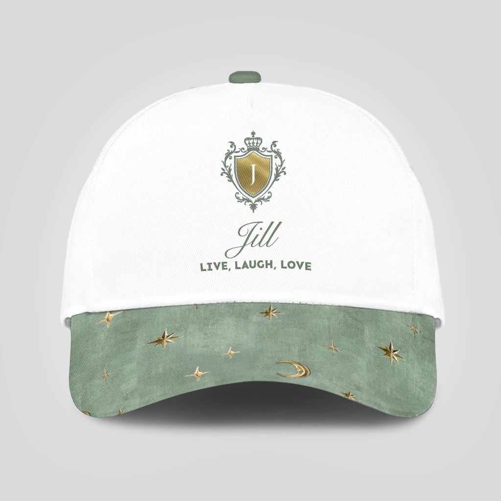 Live Laugh Love Stars And Moon Green Cap JILL 13K1 C124PF