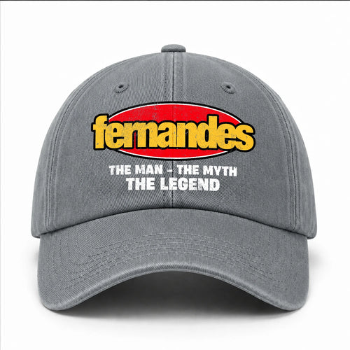 The Man The Myth The Legend Vintage Logo Washed Cap FERNANDES 13K1 C162PF