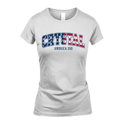 CRYSTAL 13K1-555 America 250 Personalized