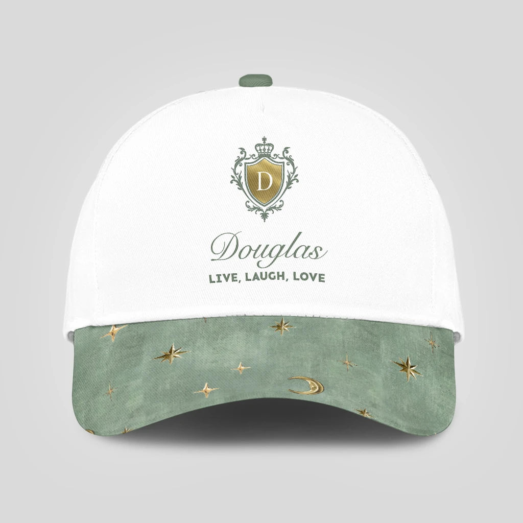 Live Laugh Love Stars And Moon Green Cap DOUGLAS 13K1 C124PF