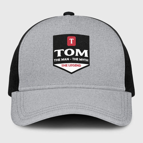 The Man The Myth The Legend Gray Mesh Cap TOM 13K1 C189PF