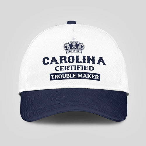 Certified Your Name Trouble Maker Washed Cap CAROLINA 13K1 C148PF
