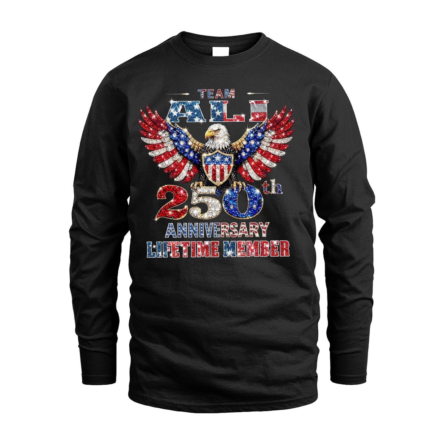 ALEXIS 13K1-523 Personalized "Team...Lifetime Member" America 250 Design