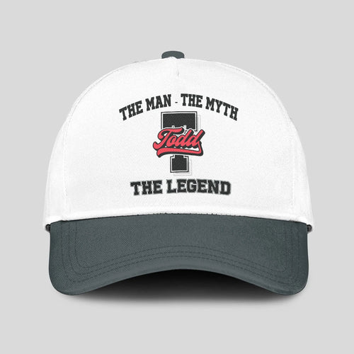 The Man The Myth The Legend Custom Initial Letter And Name Cap TODD 13K1 C38PF