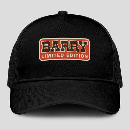 Limited Edition Red Logo Black Mesh Cap BARRY 13K1 C215PF