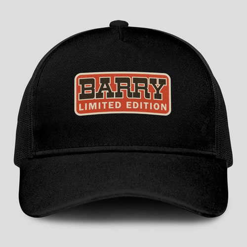 Limited Edition Red Logo Black Mesh Cap BARRY 13K1 C215PF