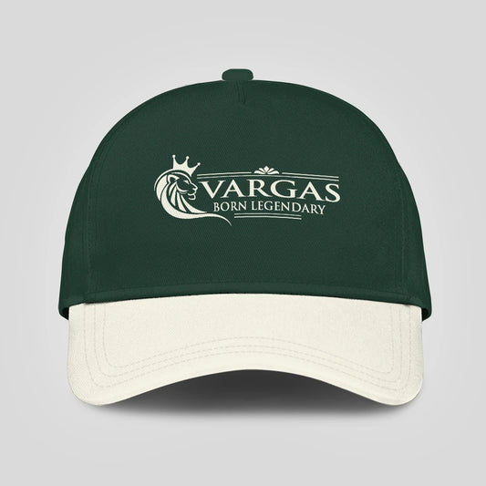 Born Legendary Lion Logo Sage Green And Beige Cap VARGAS 13K1 C182PF