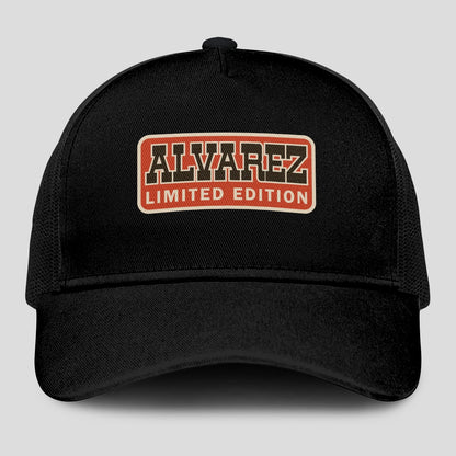 Limited Edition Red Logo Black Mesh Cap ALVAREZ 13K1 C215PF