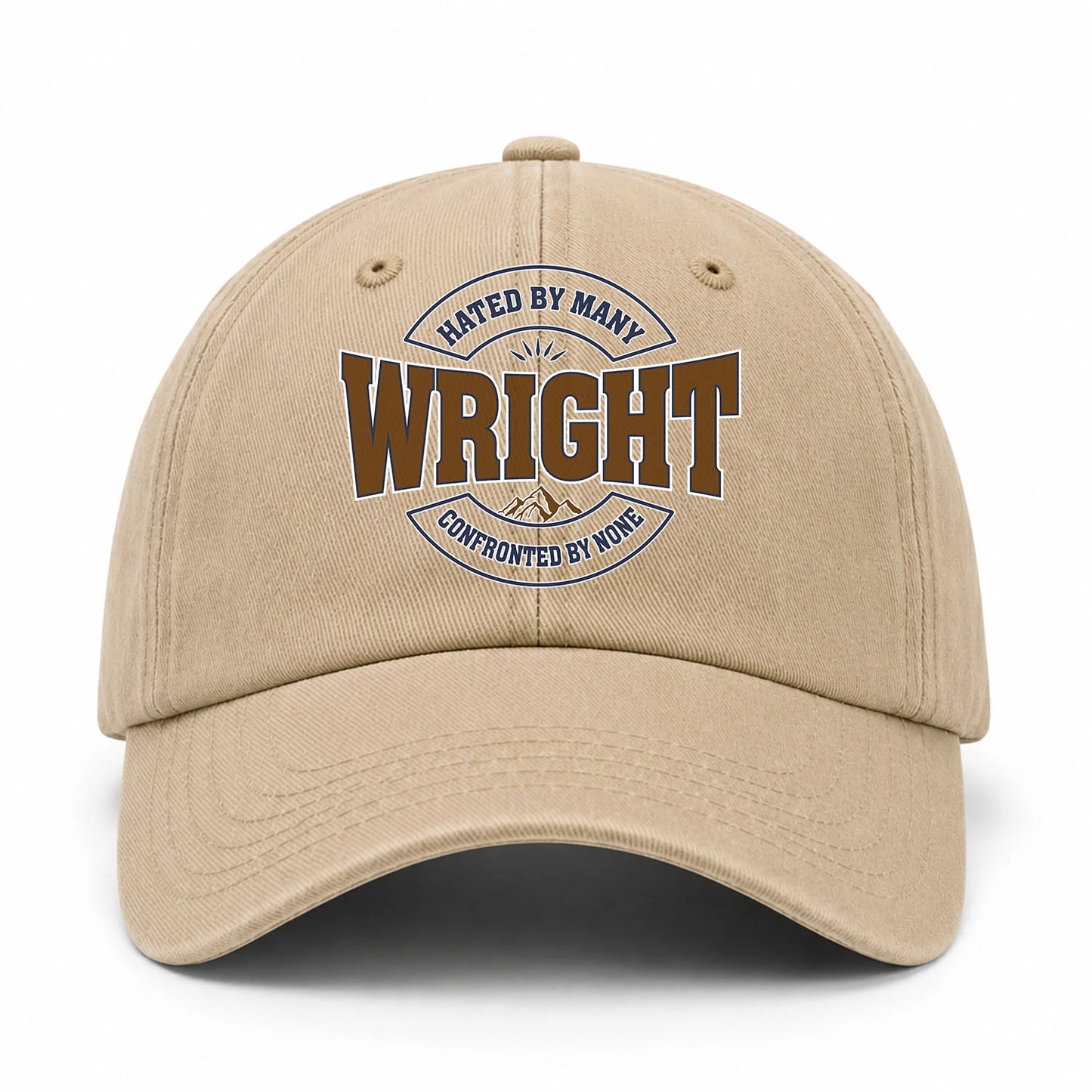 Hated By Many Confronted By None Washed Cap WRIGHT 13K1 C36PF
