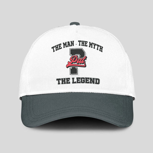 The Man The Myth The Legend Custom Initial Letter And Name Cap PAT 13K1 C38PF