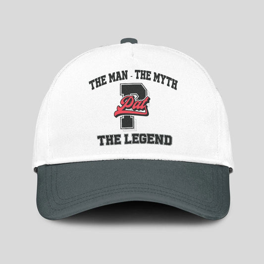 The Man The Myth The Legend Custom Initial Letter And Name Cap PAT 13K1 C38PF